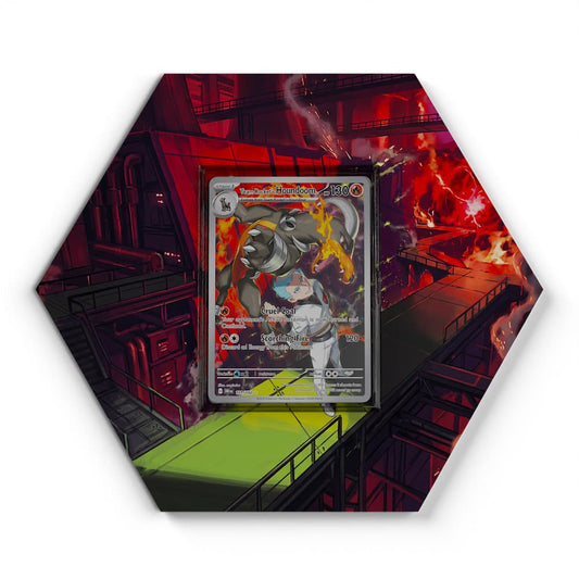 191 Team Rockets Hundemon - Extended Artwork Pokemon Card Display