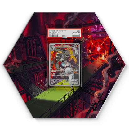 191 Team Rockets Hundemon - Extended Artwork Pokemon Card Display