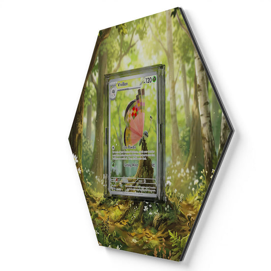 193/191 Vivillon - Extended Artwork Pokemon Card Display