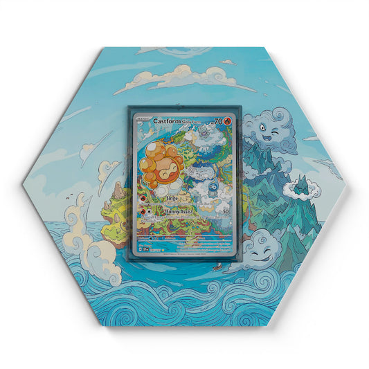 195/191 Formeo Sonnenform - Extended Artwork Pokemon Card Display