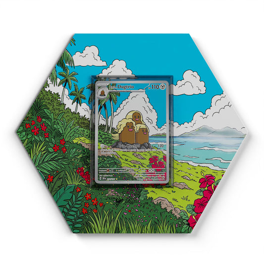 208/191 Alola-Digdri - Extended Artwork Pokemon Card Display