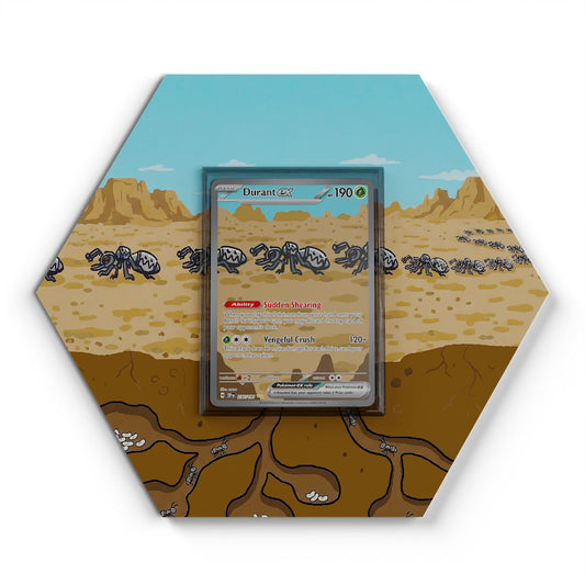236/191 Fermicula EX - Extended Artwork Pokemon Card Display