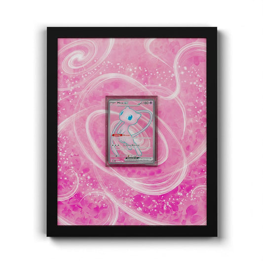 193/165 Mew - Extended Artwork Framed Pokemon Card Display