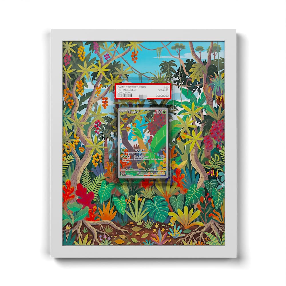 195 Tropius - Extended Artwork Framed Pokemon Card Display