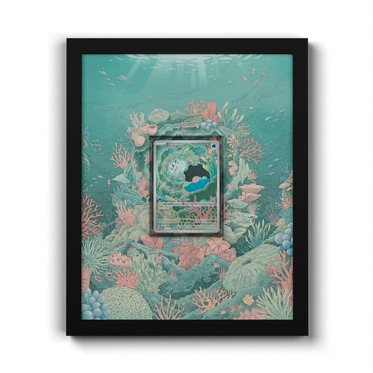 195 Perlu - Extended Artwork Framed Pokemon Card Display