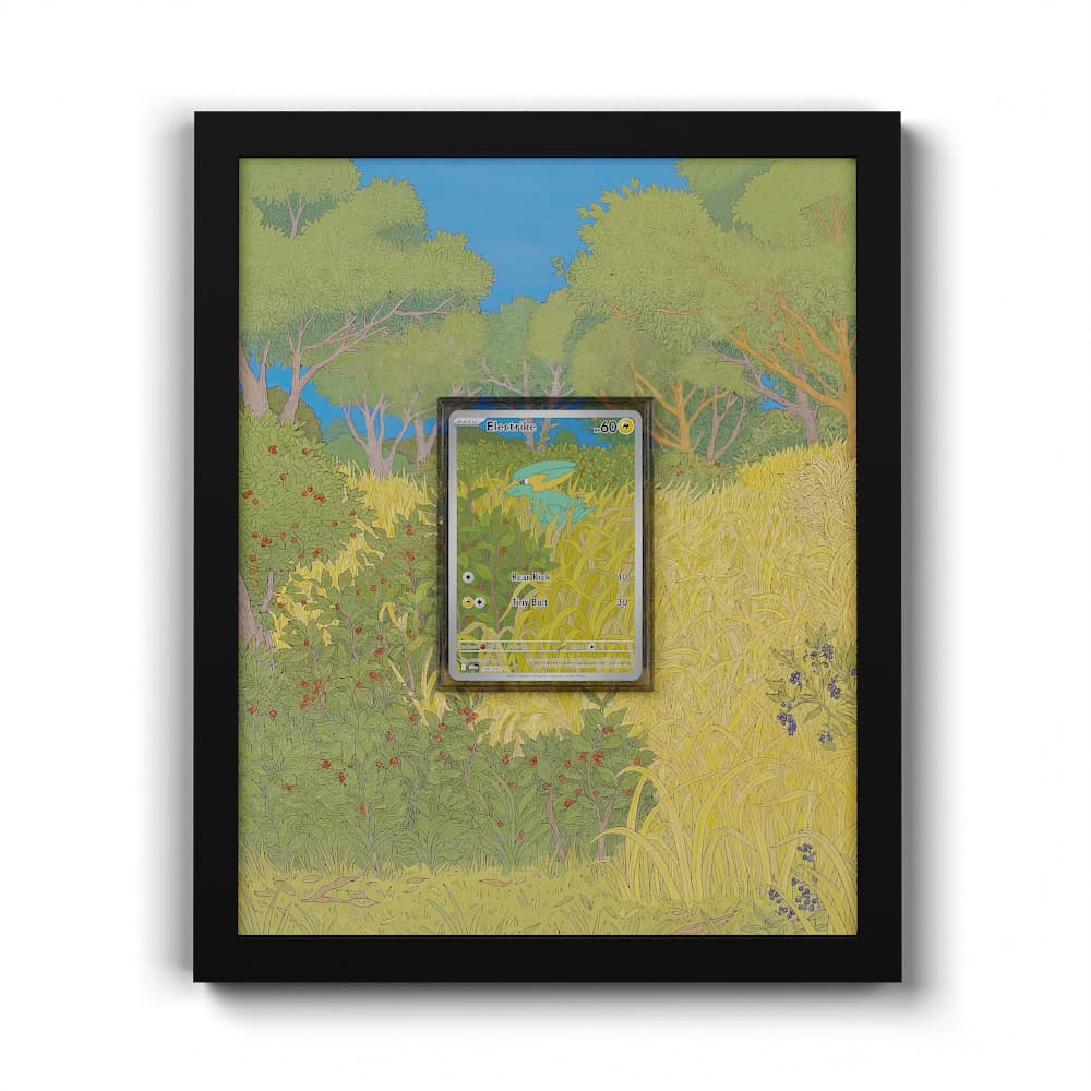 196 Frizelbliz - Extended Artwork Framed Pokemon Card Display