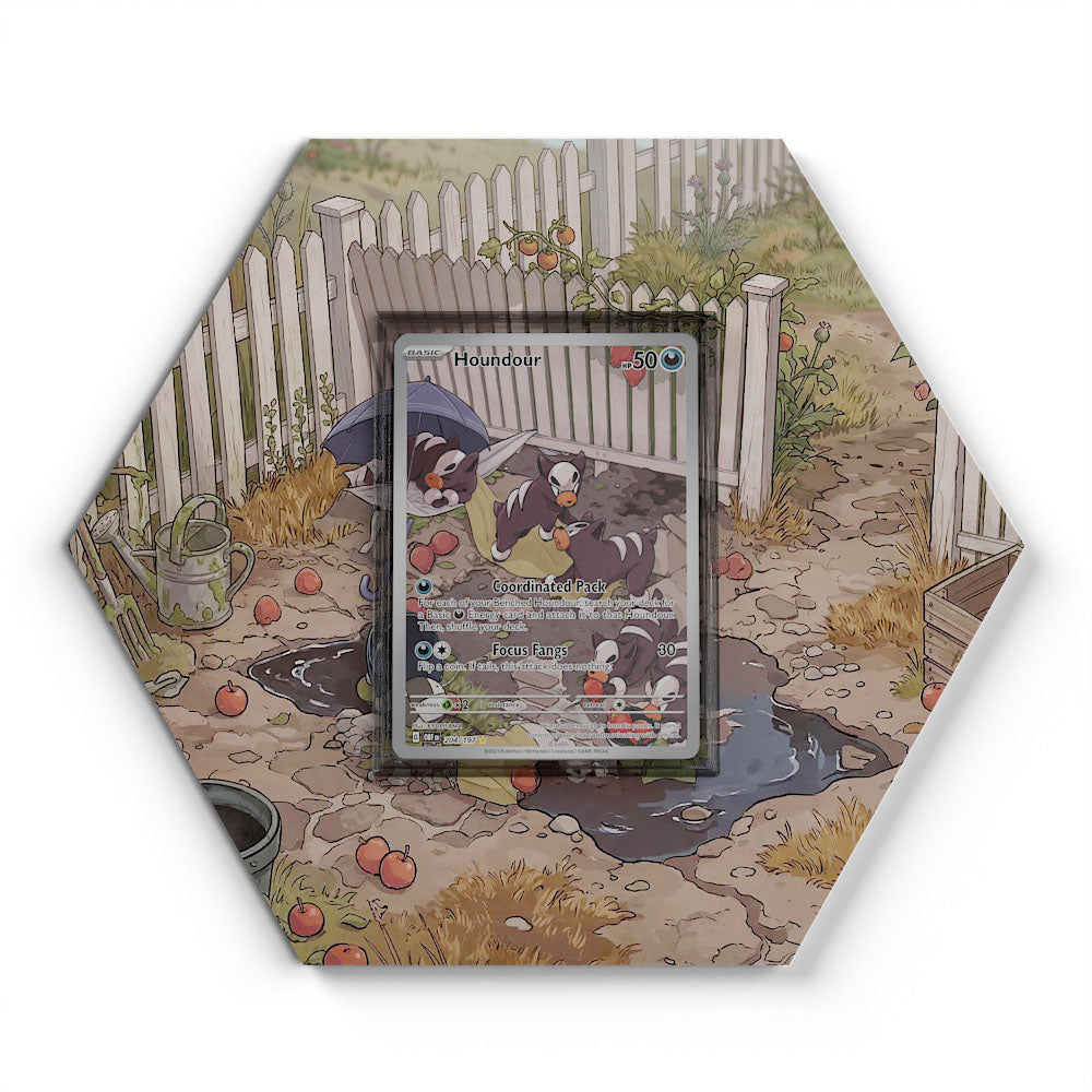 204/197 Hunduster - Extended Artwork Pokemon Card Display