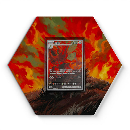 205/197 Scherox - Extended Artwork Pokemon Card Display
