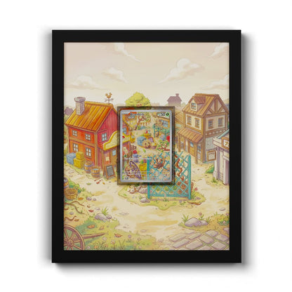 198 Weherba - Extended Artwork Framed Pokemon Card Display