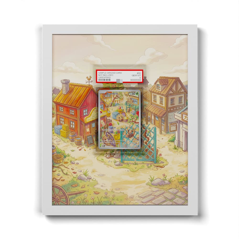 198 Weherba - Extended Artwork Framed Pokemon Card Display