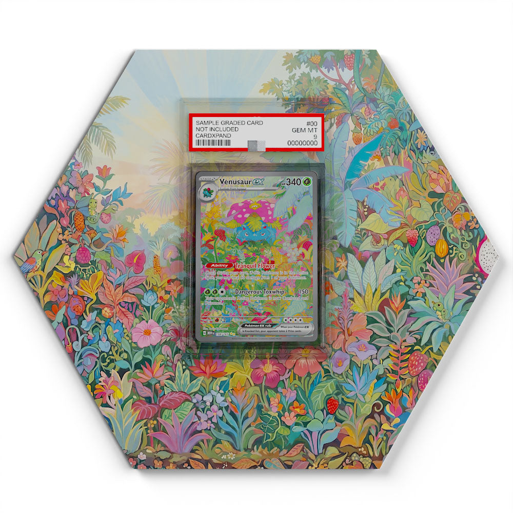 198/165 Bisaflor EX - Extended Artwork Pokemon Card Display