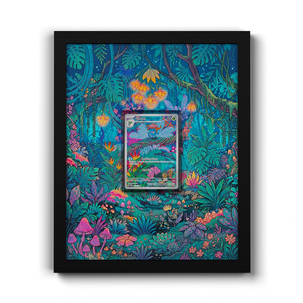 198 Duflor - Extended Artwork Framed Pokemon Card Display