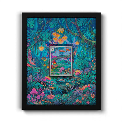 198 Duflor - Extended Artwork Framed Pokemon Card Display