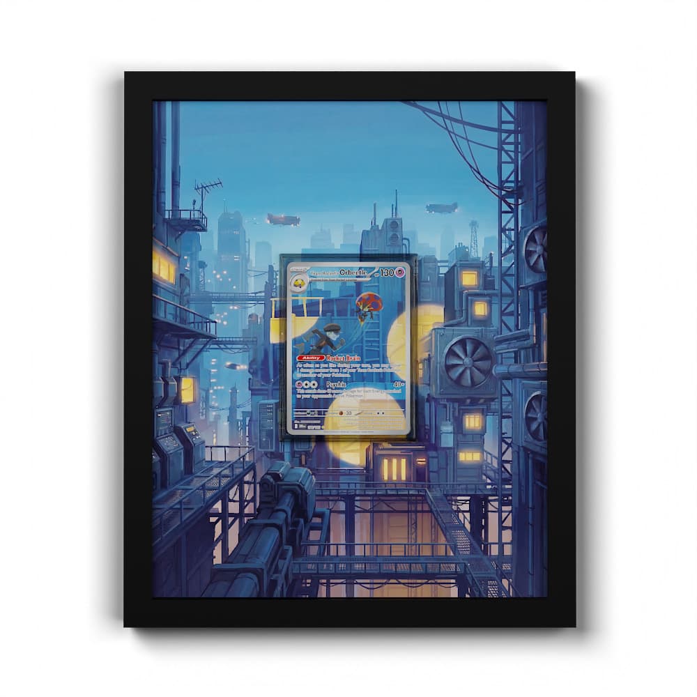 198 Team Rockets Maritell - Extended Artwork Framed Pokemon Card Display