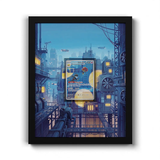 198 Team Rockets Maritell - Extended Artwork Framed Pokemon Card Display