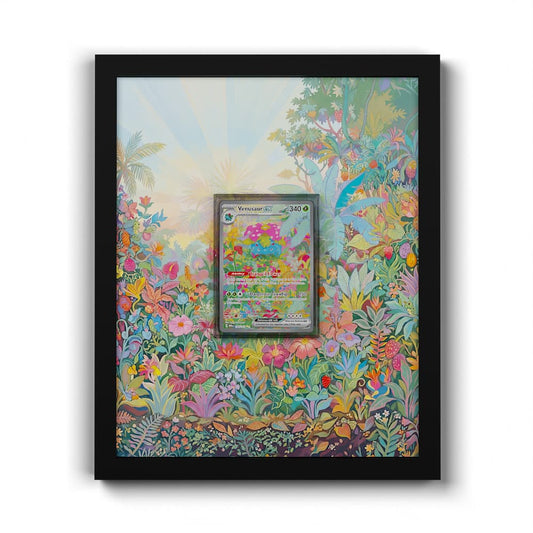 198 Bisaflor EX - Extended Artwork Framed Pokemon Card Display