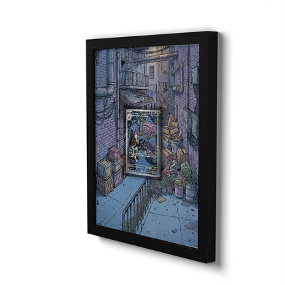 199 Team Rockets Smogmog - Extended Artwork Framed Pokemon Card Display