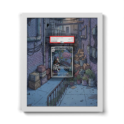 199 Team Rockets Smogmog - Extended Artwork Framed Pokemon Card Display