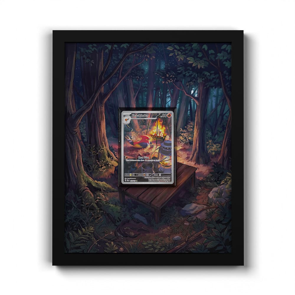 199 Dartignis - Extended Artwork Framed Pokemon Card Display