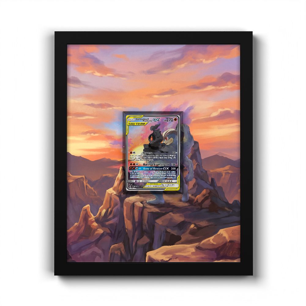 199/214 Marshadow & Machamp GX - Extended Artwork Pokemon Card Frame