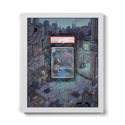 199 Team Rockets Smogmog - Extended Artwork Framed Pokemon Card Display