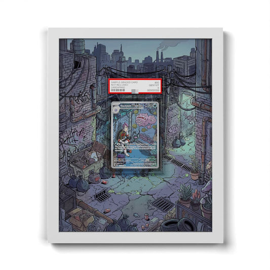 199 Team Rockets Smogmog - Extended Artwork Framed Pokemon Card Display