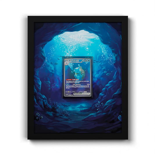 200 Turtok EX - Extended Artwork Framed Pokemon Card Display