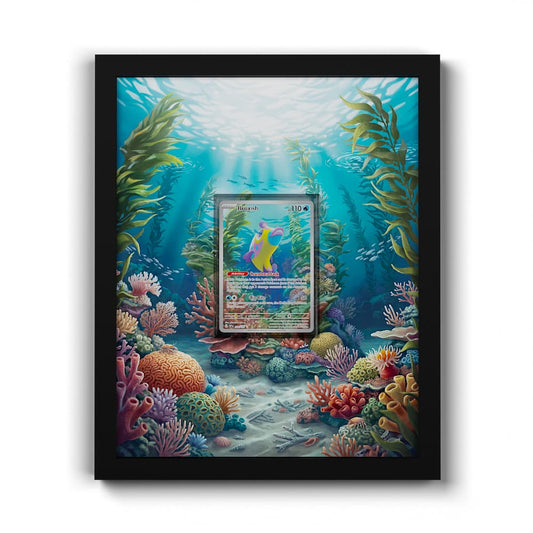 200 Knirfish - Extended Artwork Framed Pokemon Card Display
