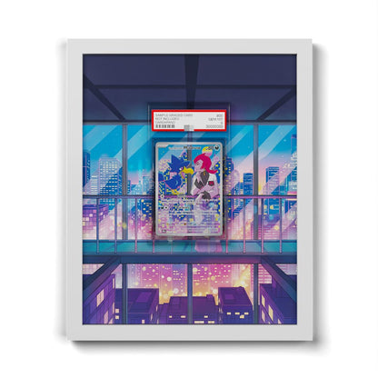 200 Team Rockets Kramurx - Extended Artwork Framed Pokemon Card Display