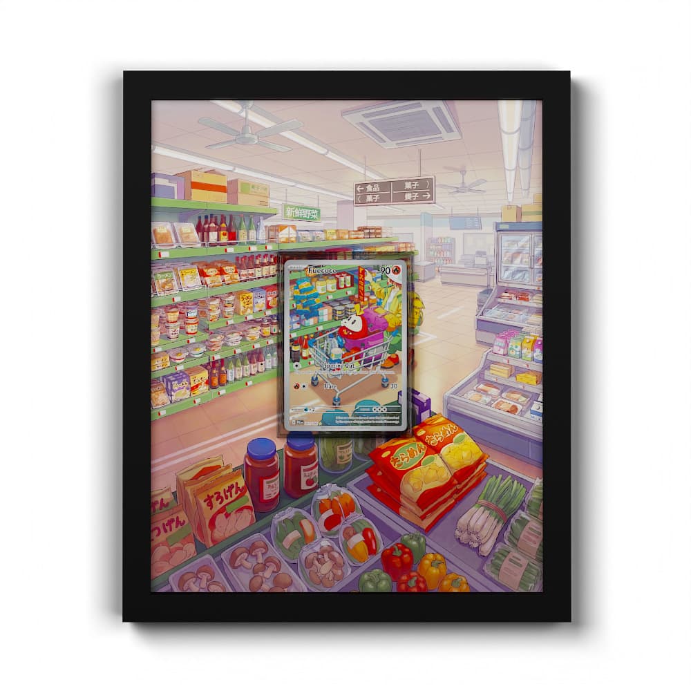 201/193 Krokel - Extended Artwork Framed Pokemon Card Display