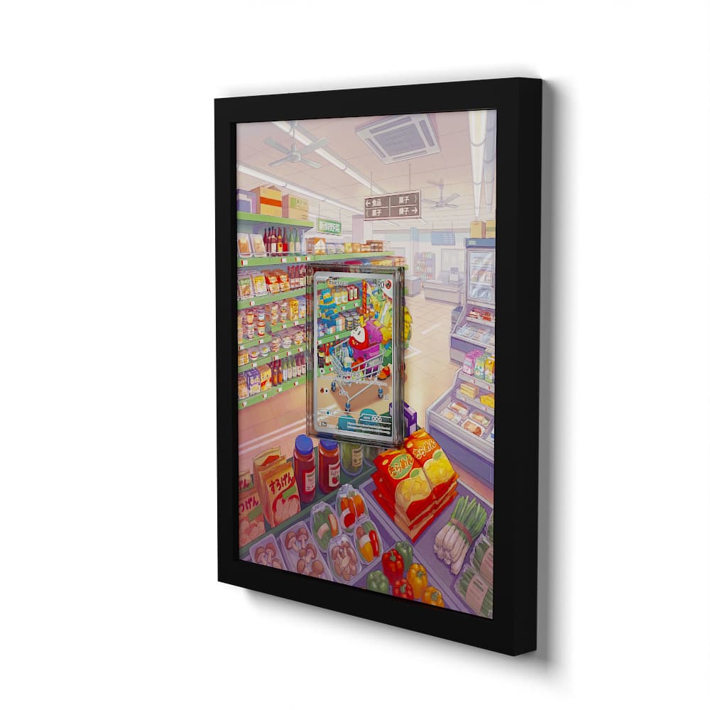 201/193 Krokel - Extended Artwork Framed Pokemon Card Display