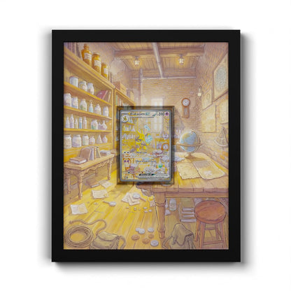 201 Simsala EX - Extended Artwork Framed Pokemon Card Display