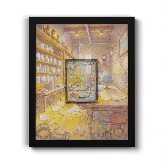 201 Simsala EX - Extended Artwork Framed Pokemon Card Display