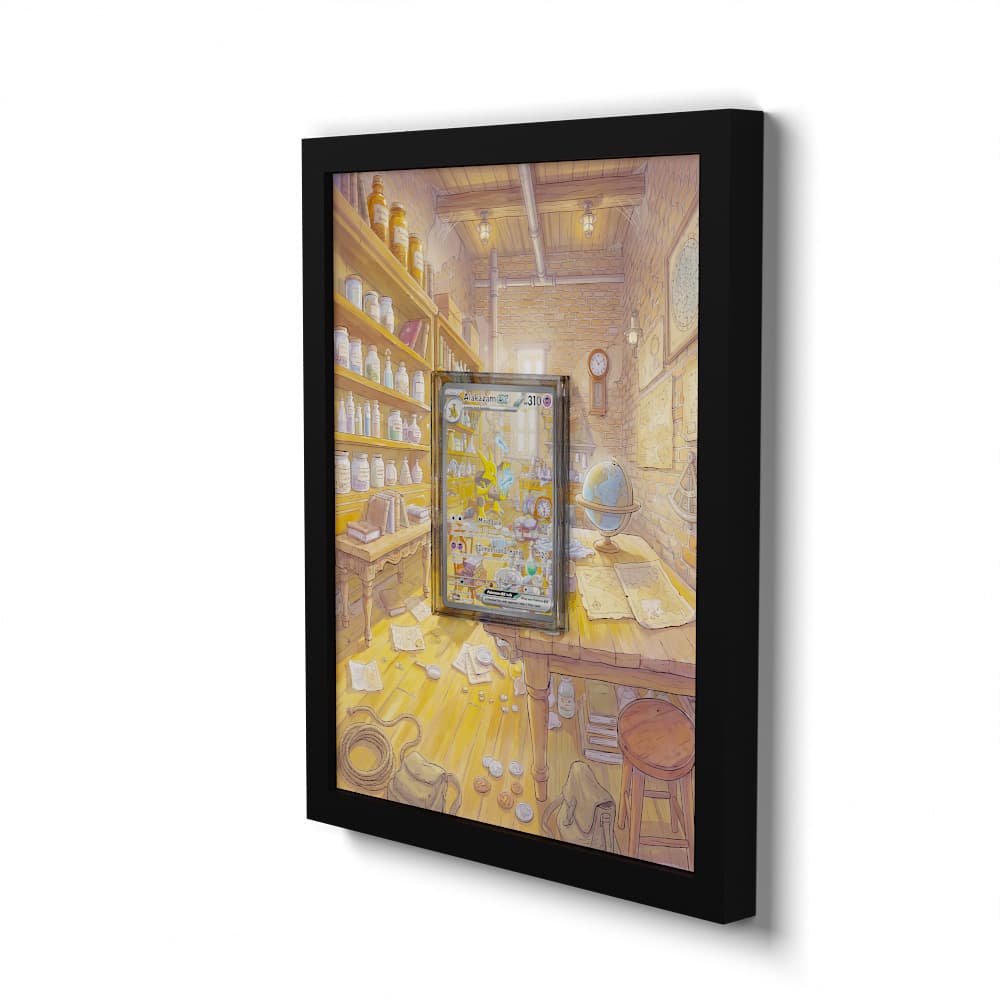 201 Simsala EX - Extended Artwork Framed Pokemon Card Display