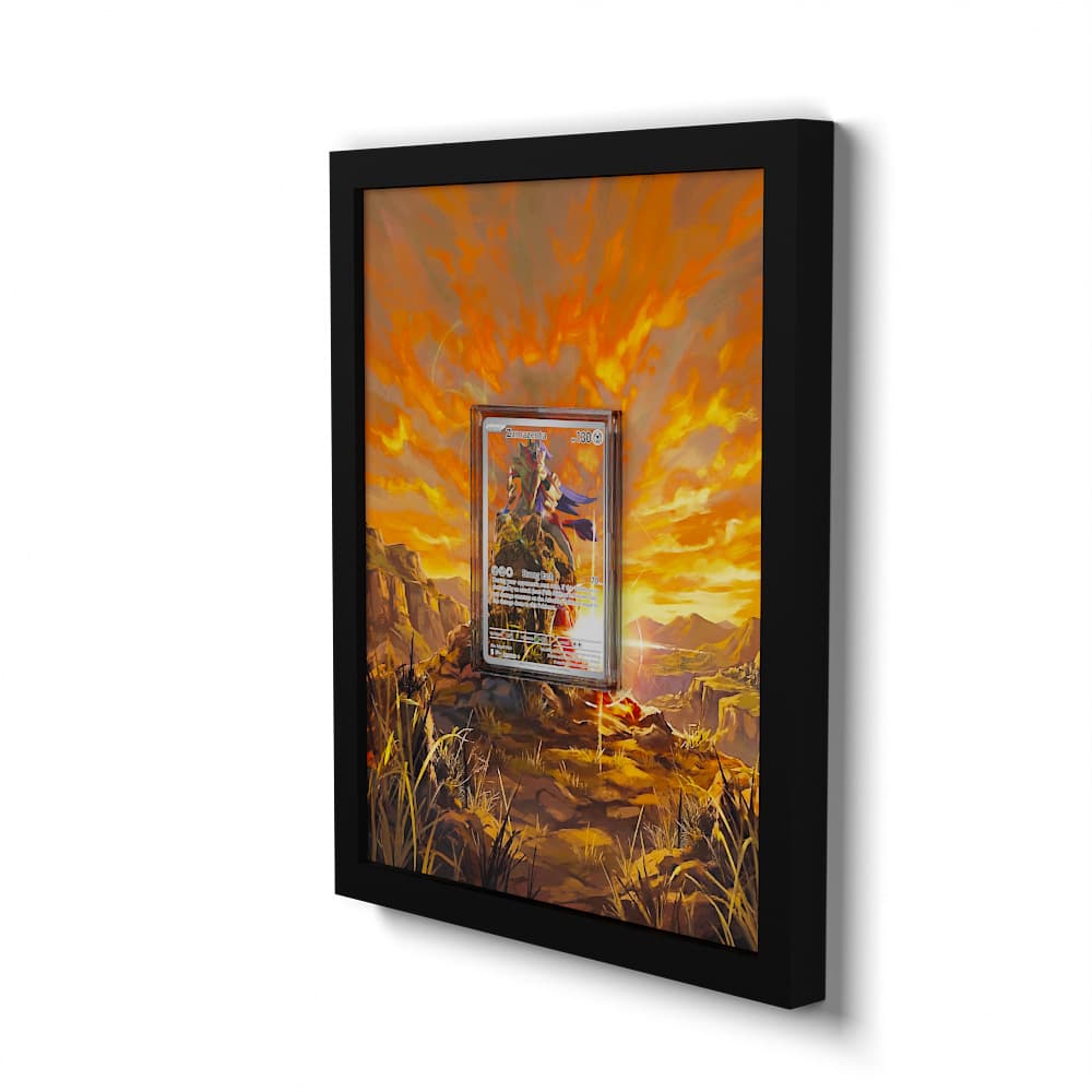 201 Zamazenta - Extended Artwork Framed Pokemon Card Display