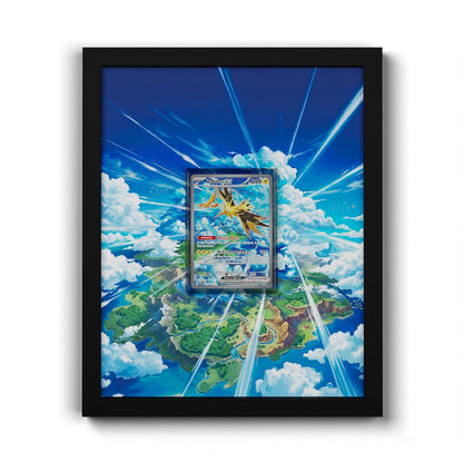 202 Zapdos EX - Extended Artwork Framed Pokemon Card Display