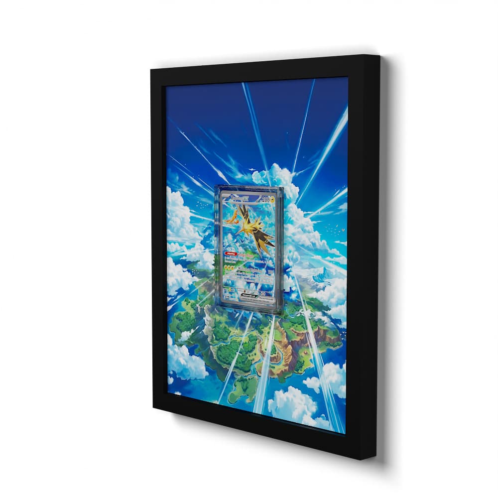 202 Zapdos EX - Extended Artwork Framed Pokemon Card Display