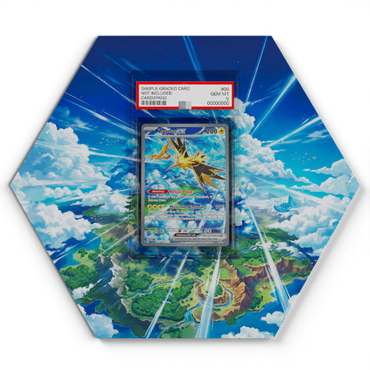 202/165 Zapdos EX - Extended Artwork Pokemon Card Display