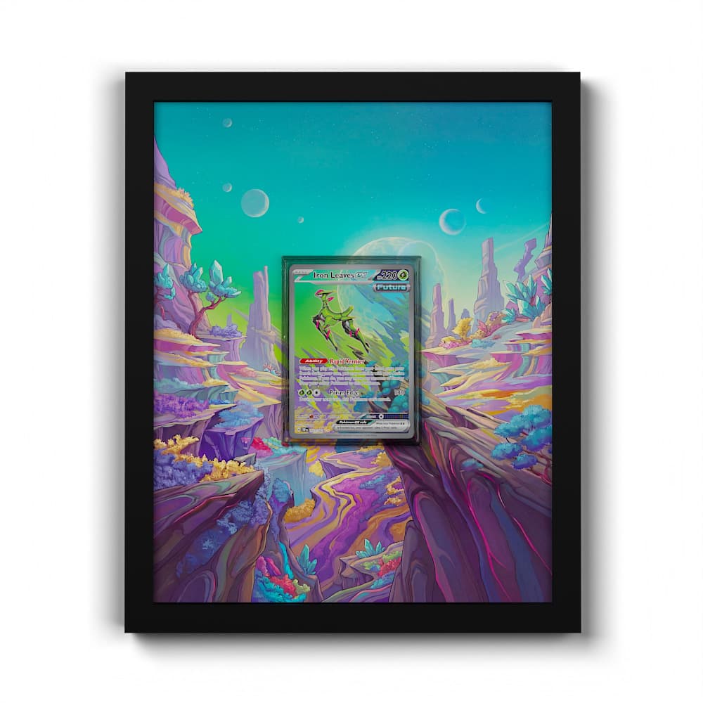 203 Eisenblatt EX - Extended Artwork Framed Pokemon Card Display