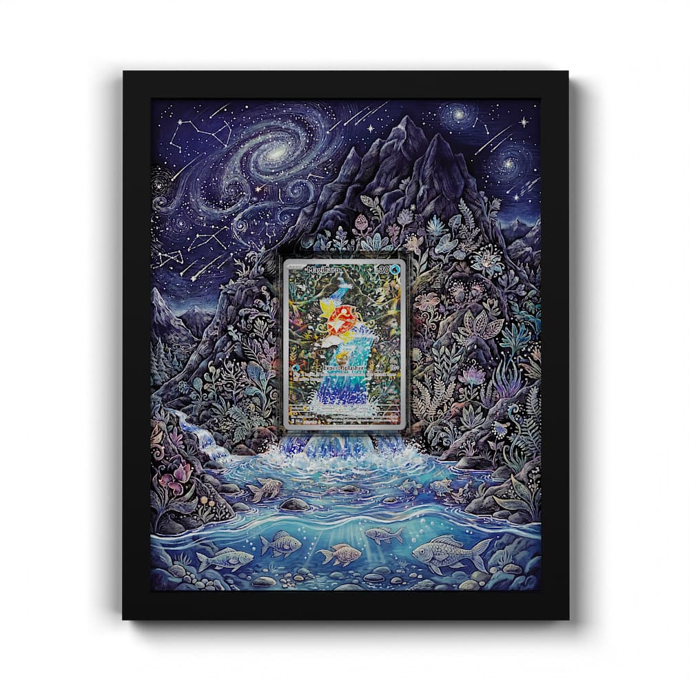203 Karpador - Extended Artwork Framed Pokemon Card Display