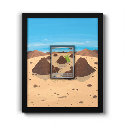 203/197 Larvitar - Extended Artwork Pokemon Card Frame