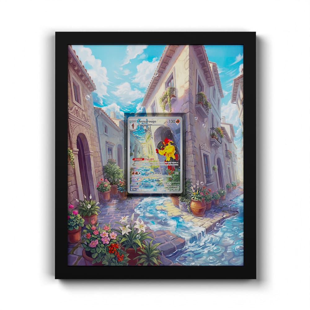203/198 Crimanzo - Extended Artwork Framed Pokemon Card Display