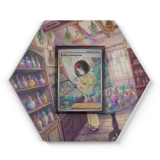 203/165 Erikas Einladung - Extended Artwork Pokemon Card Display