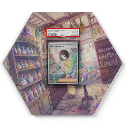 203/165 Erikas Einladung - Extended Artwork Pokemon Card Display