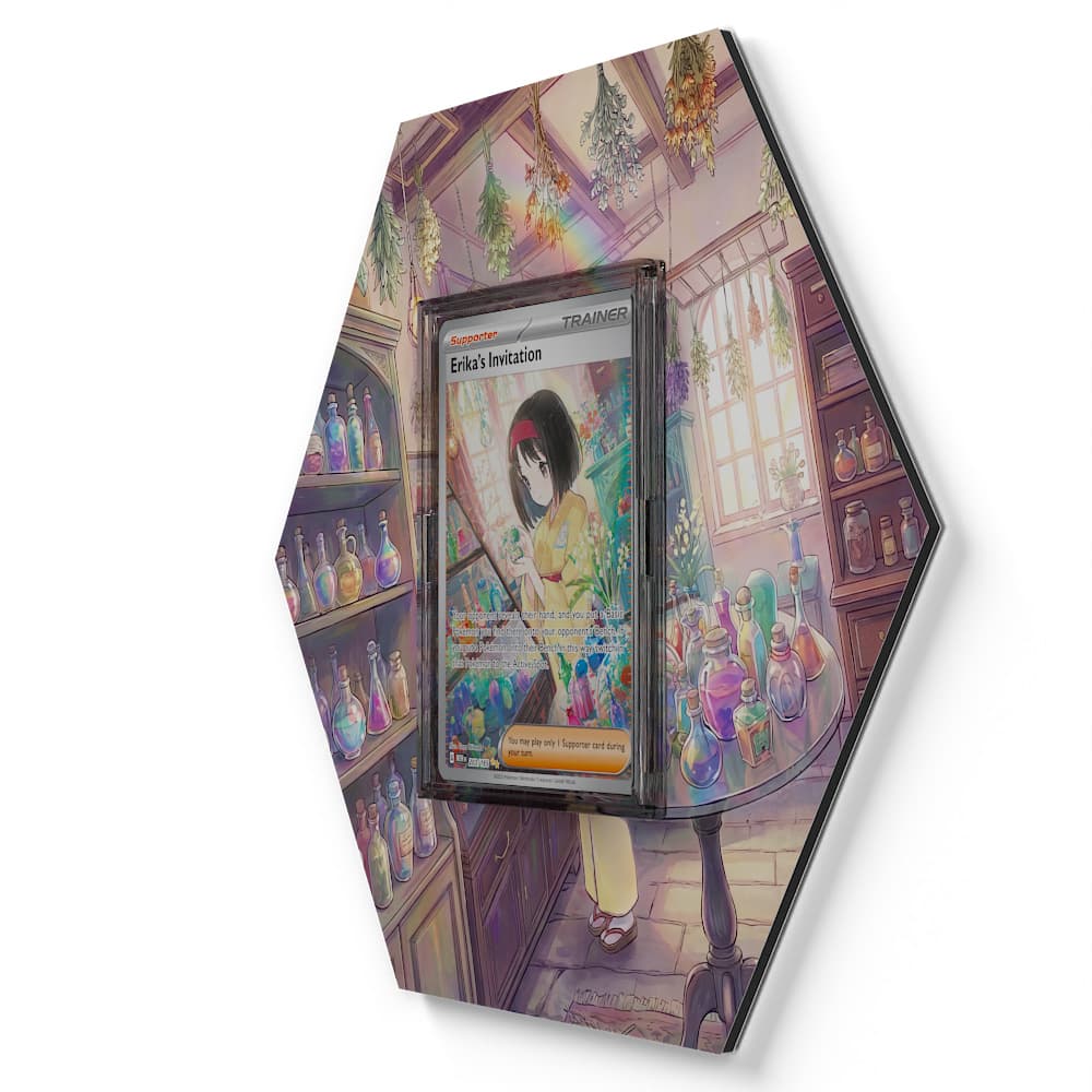 203/165 Erikas Einladung - Extended Artwork Pokemon Card Display