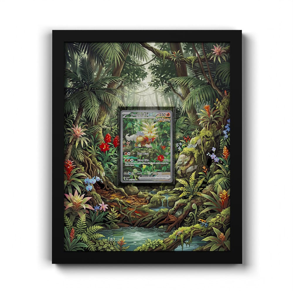 204 Furienblitz EX - Extended Artwork Framed Pokemon Card Display