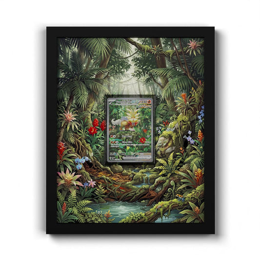 204 Furienblitz EX - Extended Artwork Framed Pokemon Card Display