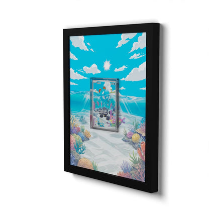 204 Marill - Extended Artwork Framed Pokemon Card Display