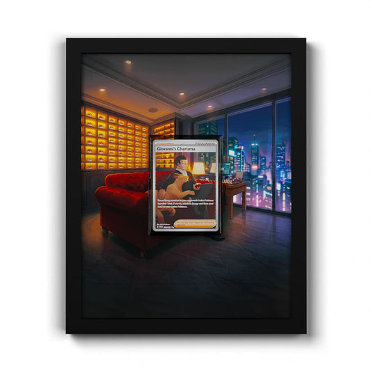 204 Giovannis Charisma - Extended Artwork Framed Pokemon Card Display