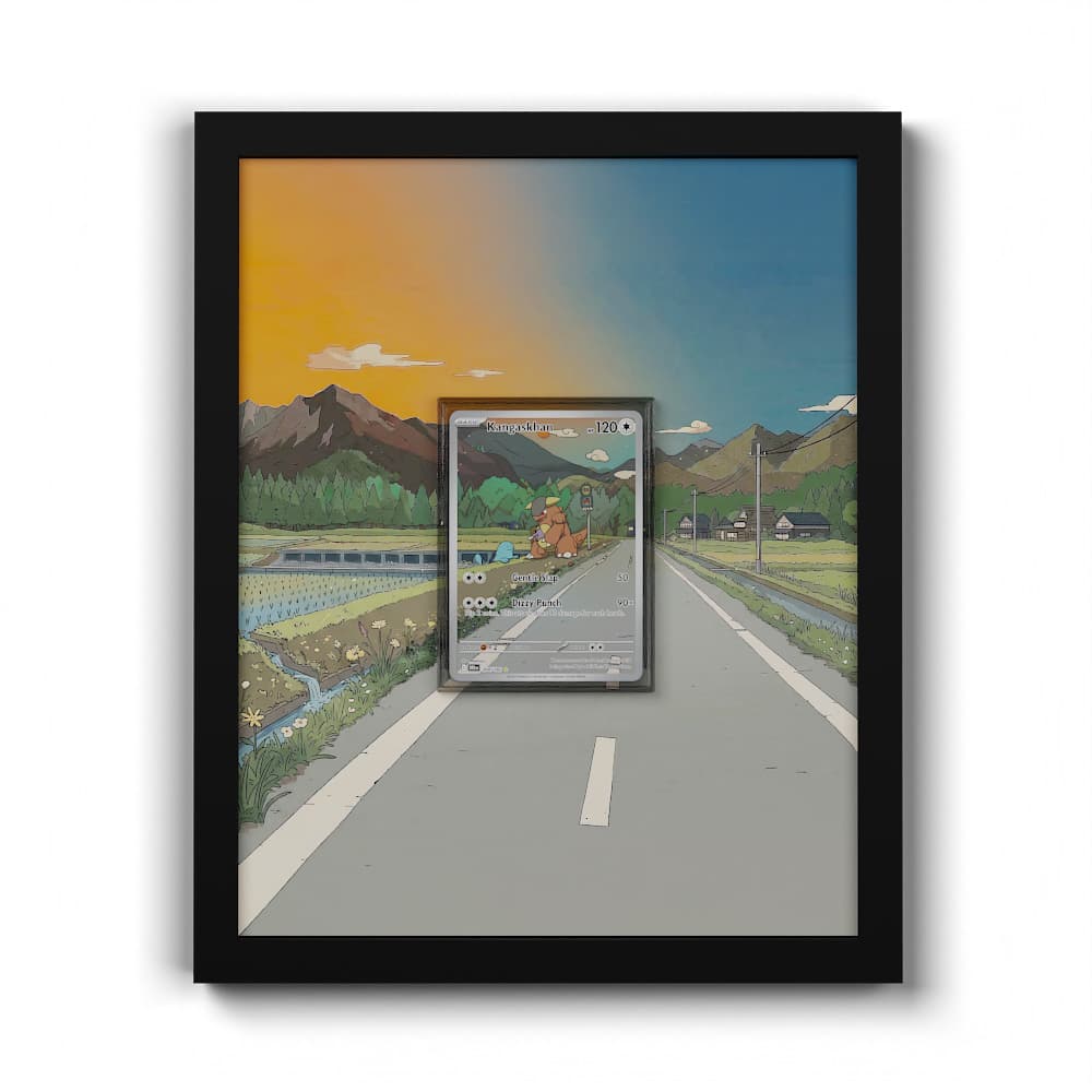 204 Kangama - Extended Artwork Framed Pokemon Card Display